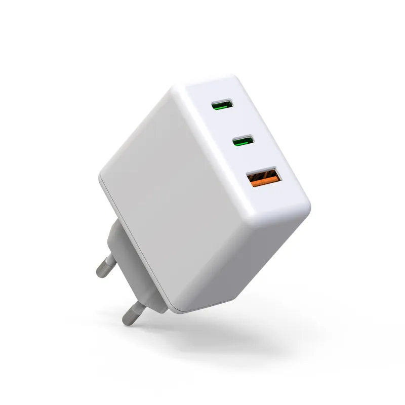 100W 3-Port GaN Charger, 2 USB-C + 1 USB-A