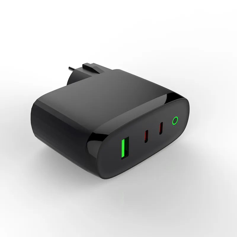 120W 3-Port GaN Charger, 2 USB-C + 1 USB-A