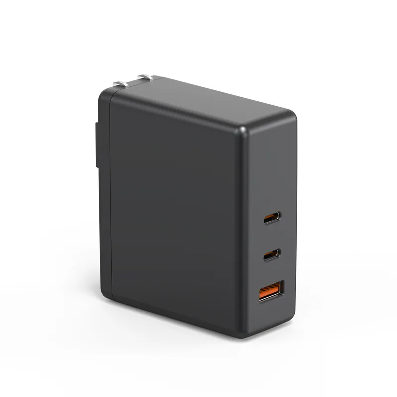 140W PD 3.1 3-Port GaN Charger with Foldable Plug