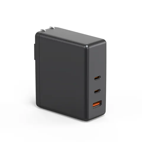 140W PD 3.1 3-Port GaN Charger with Foldable Plug