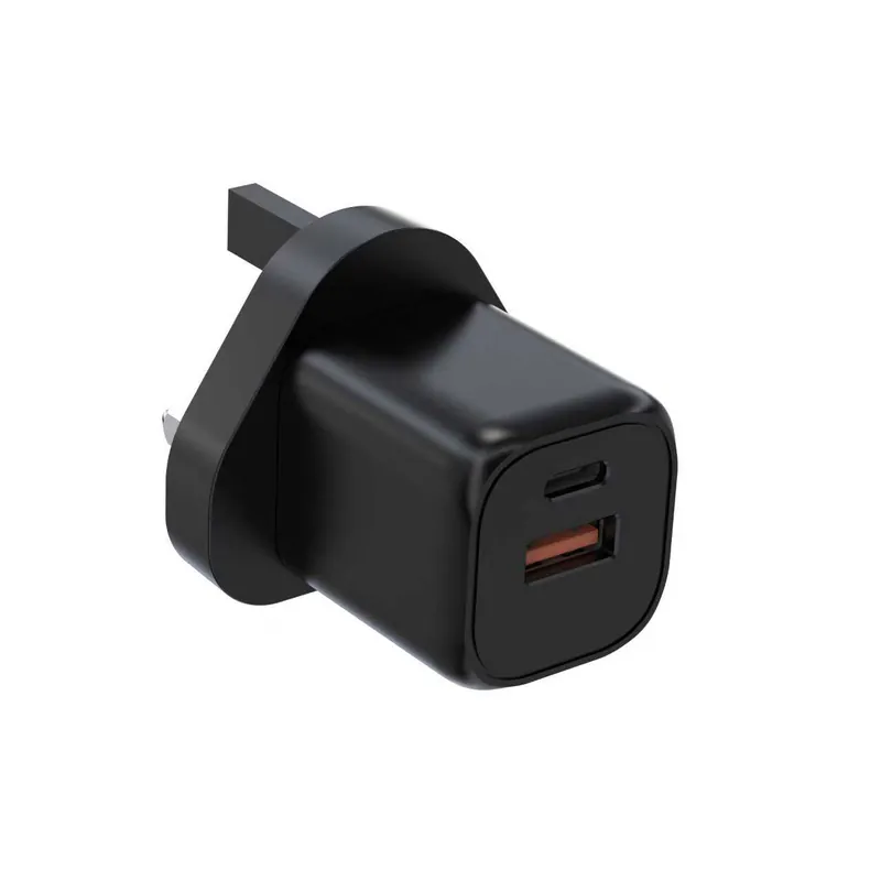 20W Mini GaN Charger, USB-C + USB-A