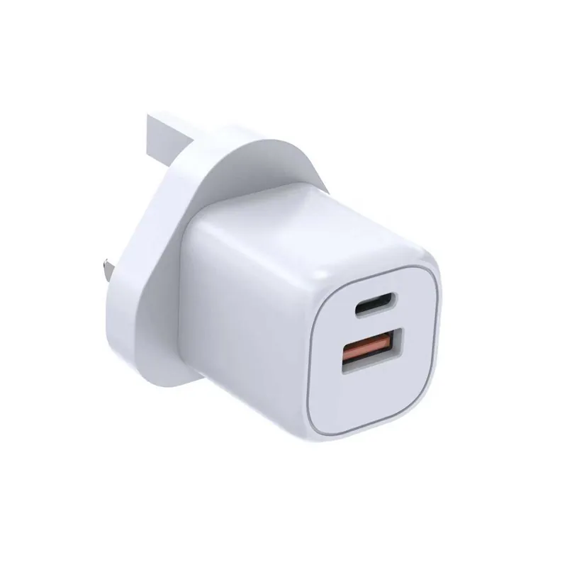 30W Mini GaN Charger, USB-C + USB-A