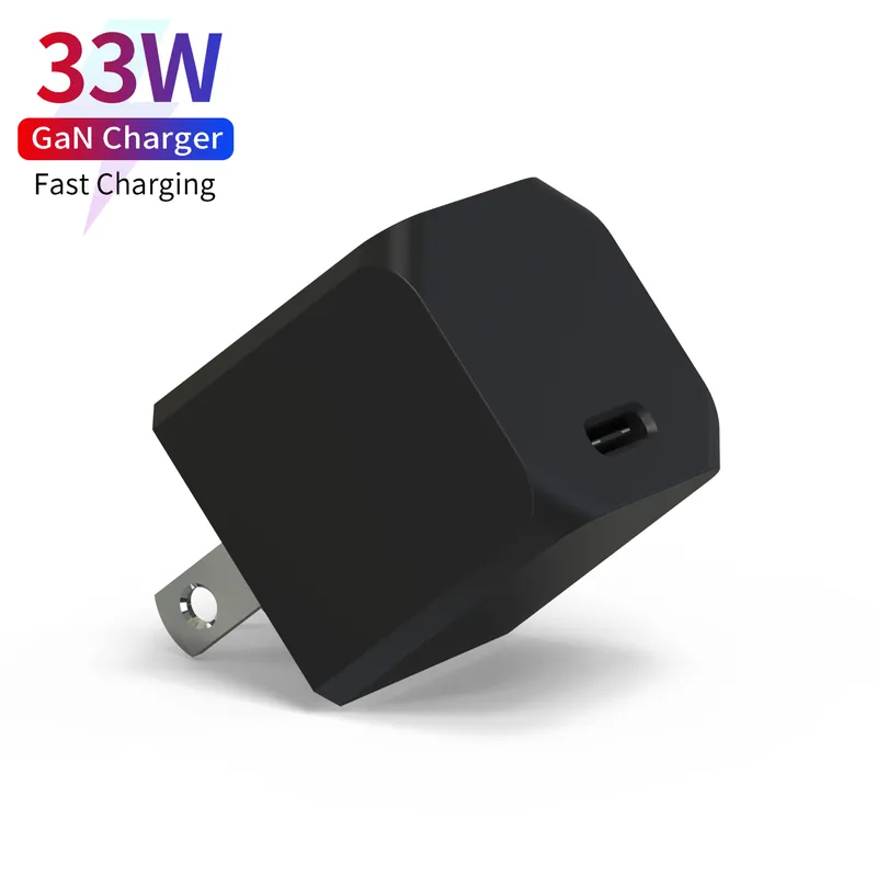33W GaN USB-C Cube Charger, Single Port