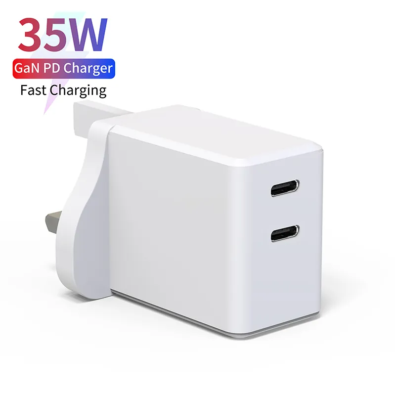 35W Lightweight GaN Dual USB-C Travel Charger