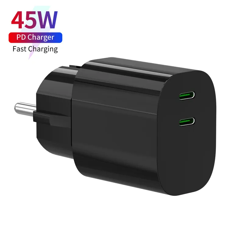 45W Dual USB-C Wall Charger
