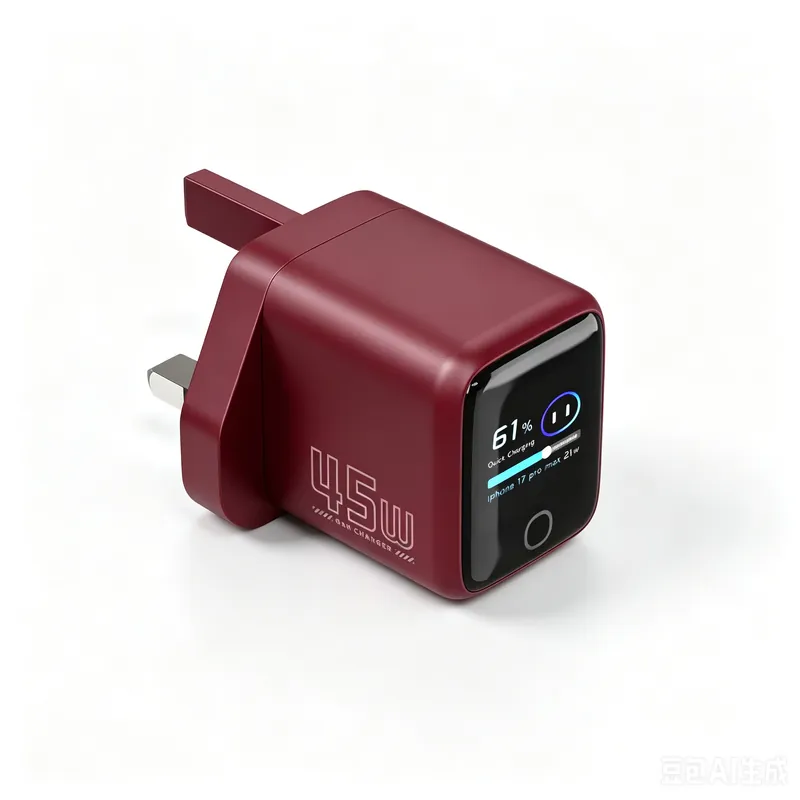 45W GaN Smart Display Charger with 6.6ft USB-C Cable
