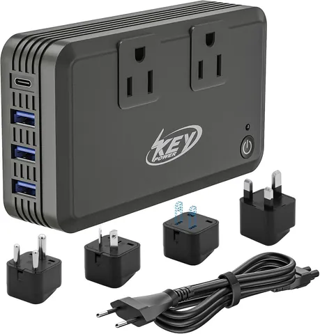 230W Step-Down Voltage Converter with 4 ft Detachable Cord
